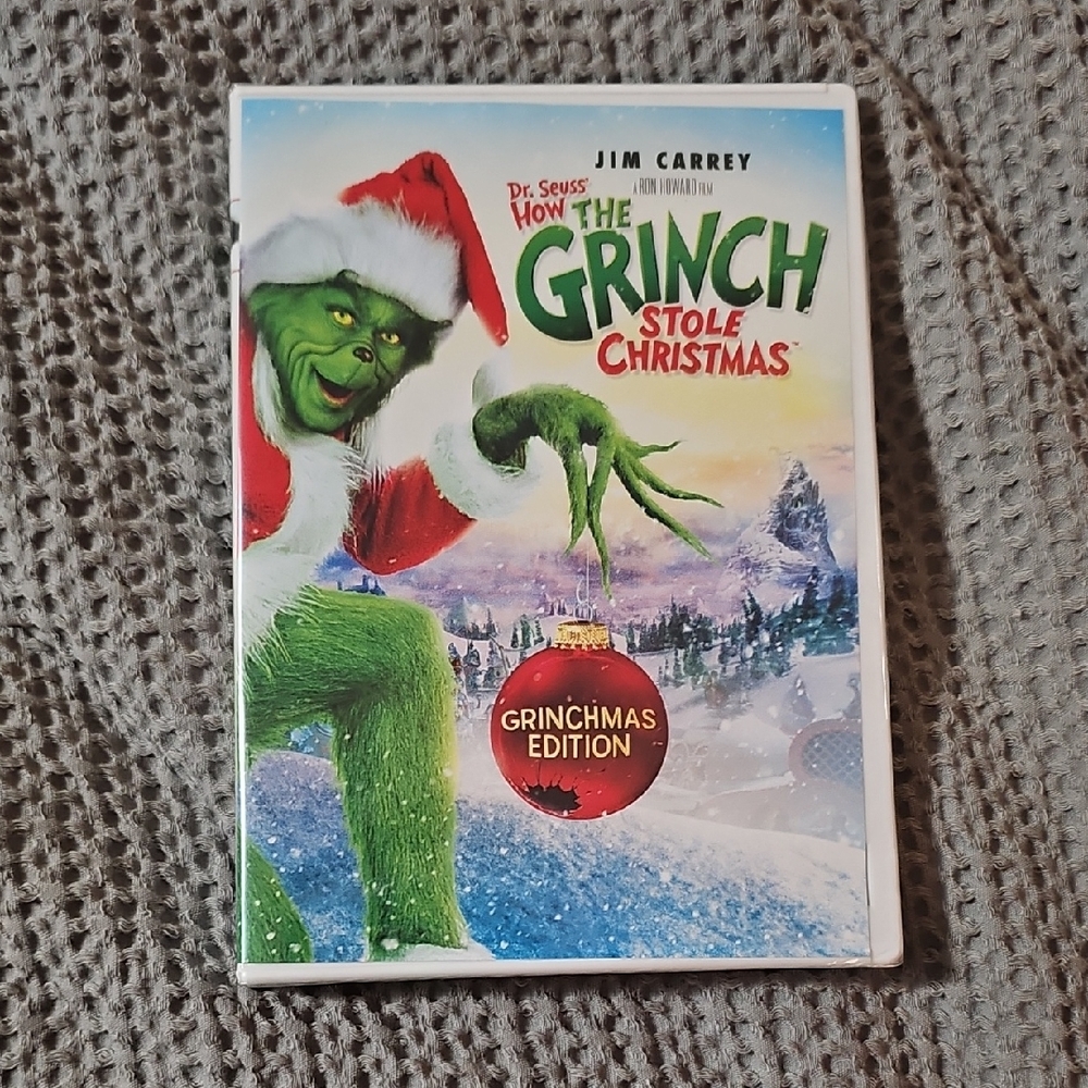 Dr. Seuss’ How the Grinch Stole Christmas (Grinchmas Edition) DVD – Jim Carrey